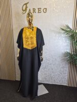 Embroidered Boubou Kaftan Dress, African Party Wear, Church Service Attire - Image 3