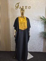 Embroidered Boubou Kaftan Dress, African Party Wear, Church Service Attire - Image 7