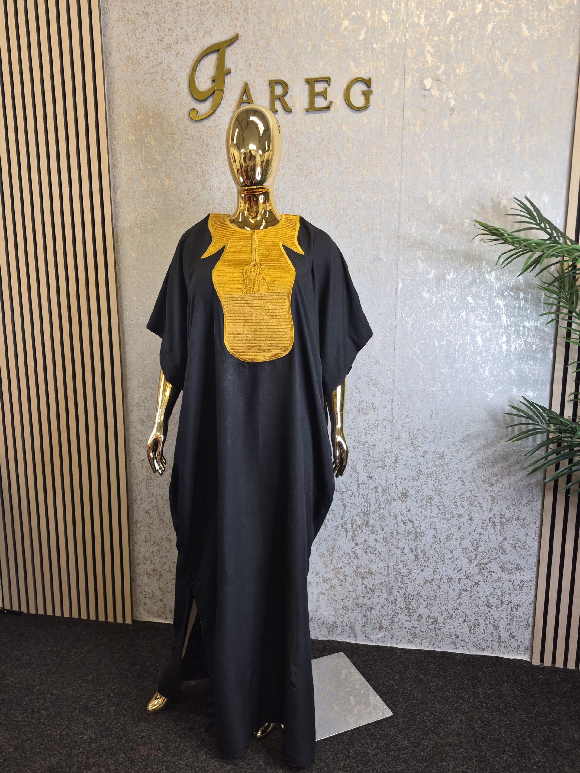 20260814_163106 Embroidered Boubou Kaftan Dress, African Party Wear, Church Service Attire - Image 1