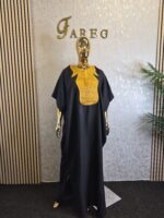 Embroidered Boubou Kaftan Dress, African Party Wear, Church Service Attire - Image 3