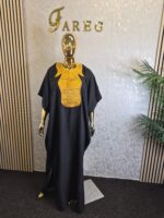 Embroidered Boubou Kaftan Dress, African Party Wear, Church Service Attire - Image 4