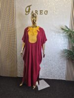 Embroidered Boubou Kaftan Dress, African Party Wear, Church Service Attire - Image 2
