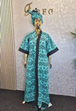 Boubou/ Classy Kaftan Dress/ Party Dress/ Free Size boubou/ Plus Size Ankara boubou/ Elegant boubou dress/ African Boubou/ Party boubou - Image 3
