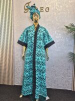 Boubou/ Classy Kaftan Dress/ Party Dress/ Free Size boubou/ Plus Size Ankara boubou/ Elegant boubou dress/ African Boubou/ Party boubou - Image 4